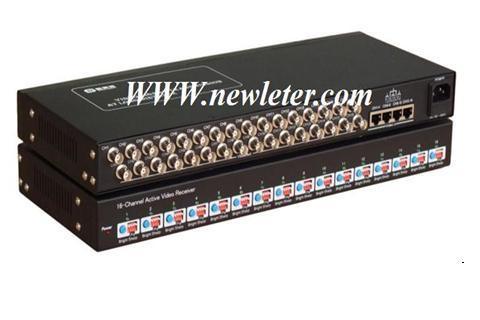 新莱特XLT-3016R 16路有源双绞线传输器（接收端）